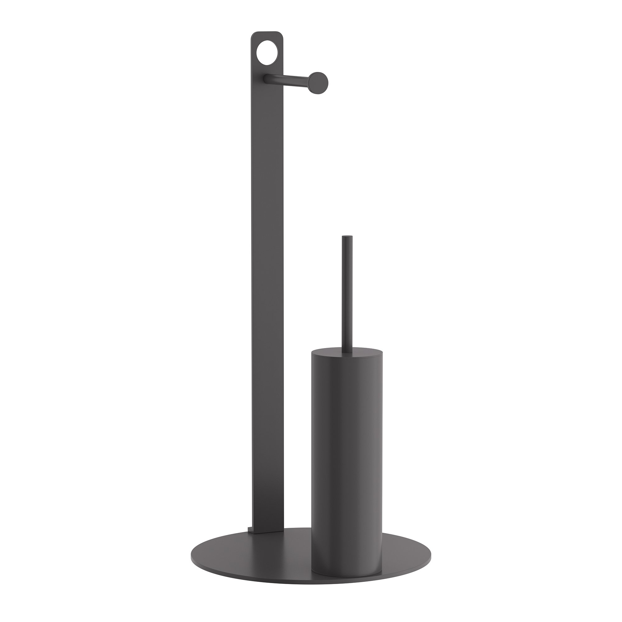 4-400-113 Πιγκάλ / Χαρτοθήκη – Matt Anthracite, Pam & Co, Ø28 x H60 (cm), 4-400-113 - Image 1