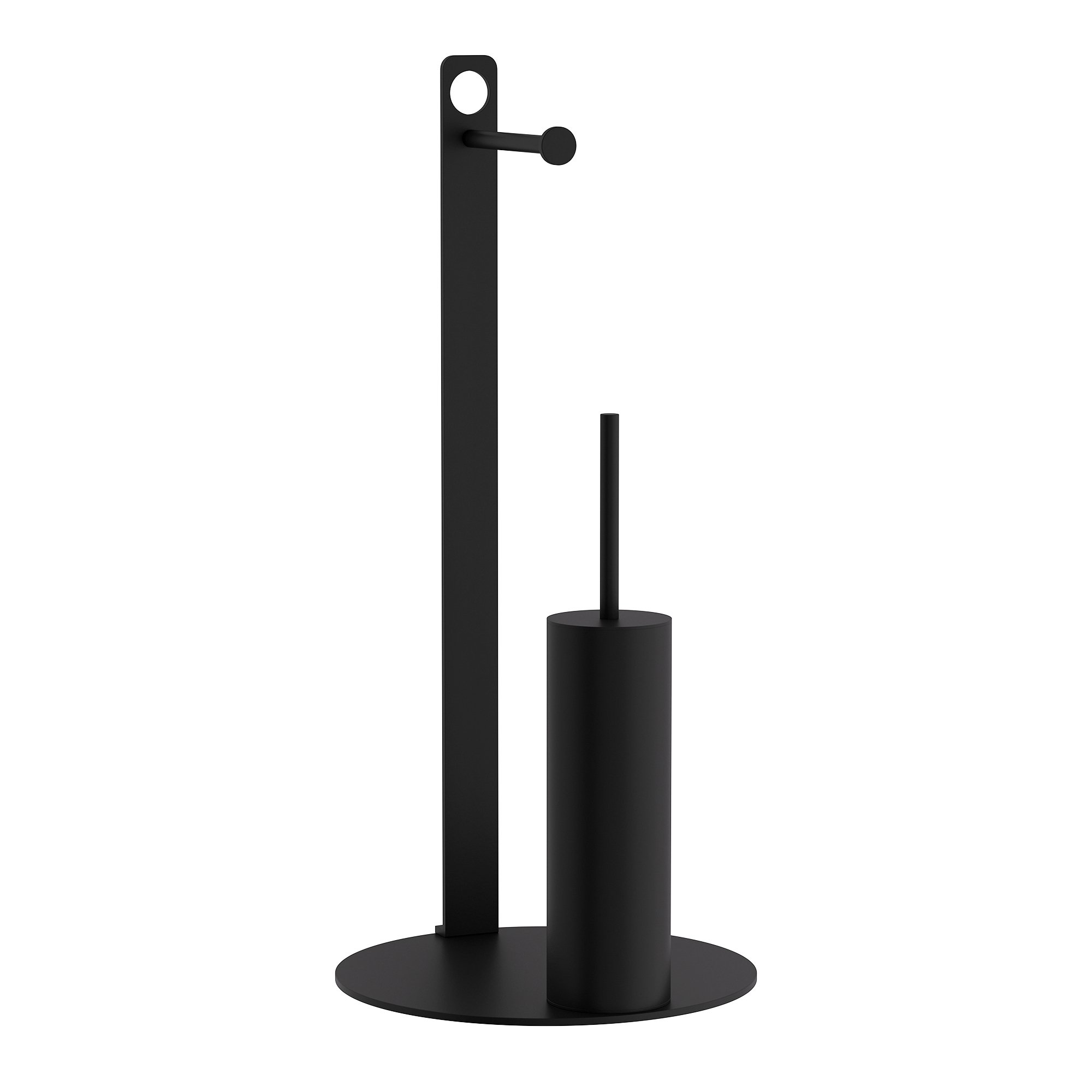 4-400-403 Πιγκάλ / Χαρτοθήκη – Matt Black, Pam & Co, Ø28 x H60 (cm), 4-400-403 - Image 1