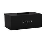 Ψωμιέρα – Μαύρη Ματ, Pam & Co, (W)40cm x (D)22cm x (H)16cm, 402216-403