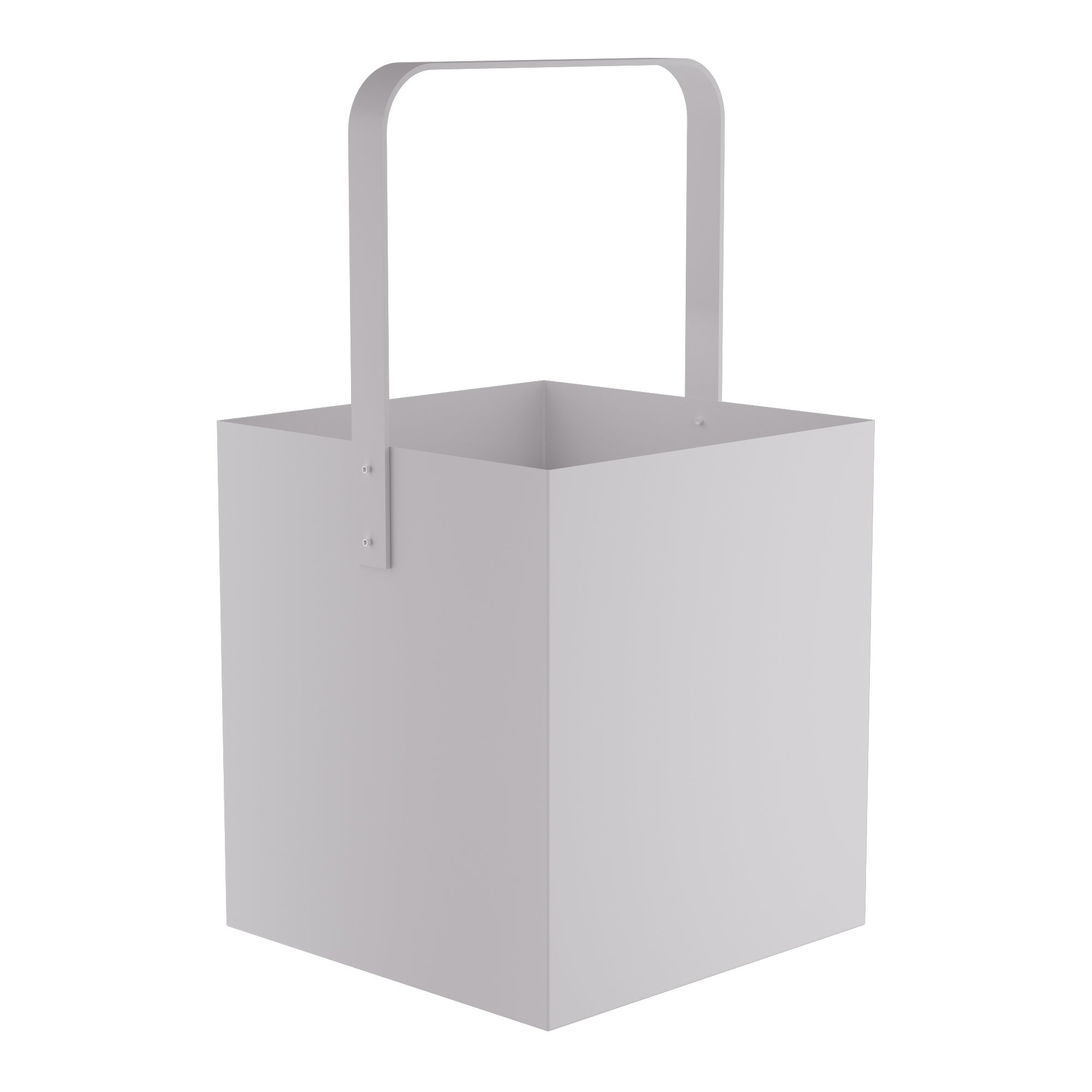 4045-033 Ξυλιέρα – Matt White, Pam & Co, W40 x D40 x H75 (cm), 4045-033 - Image 1