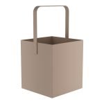 Ξυλιέρα – Matt Beige, Pam & Co, W40 x D40 x H75 (cm), 4045-103