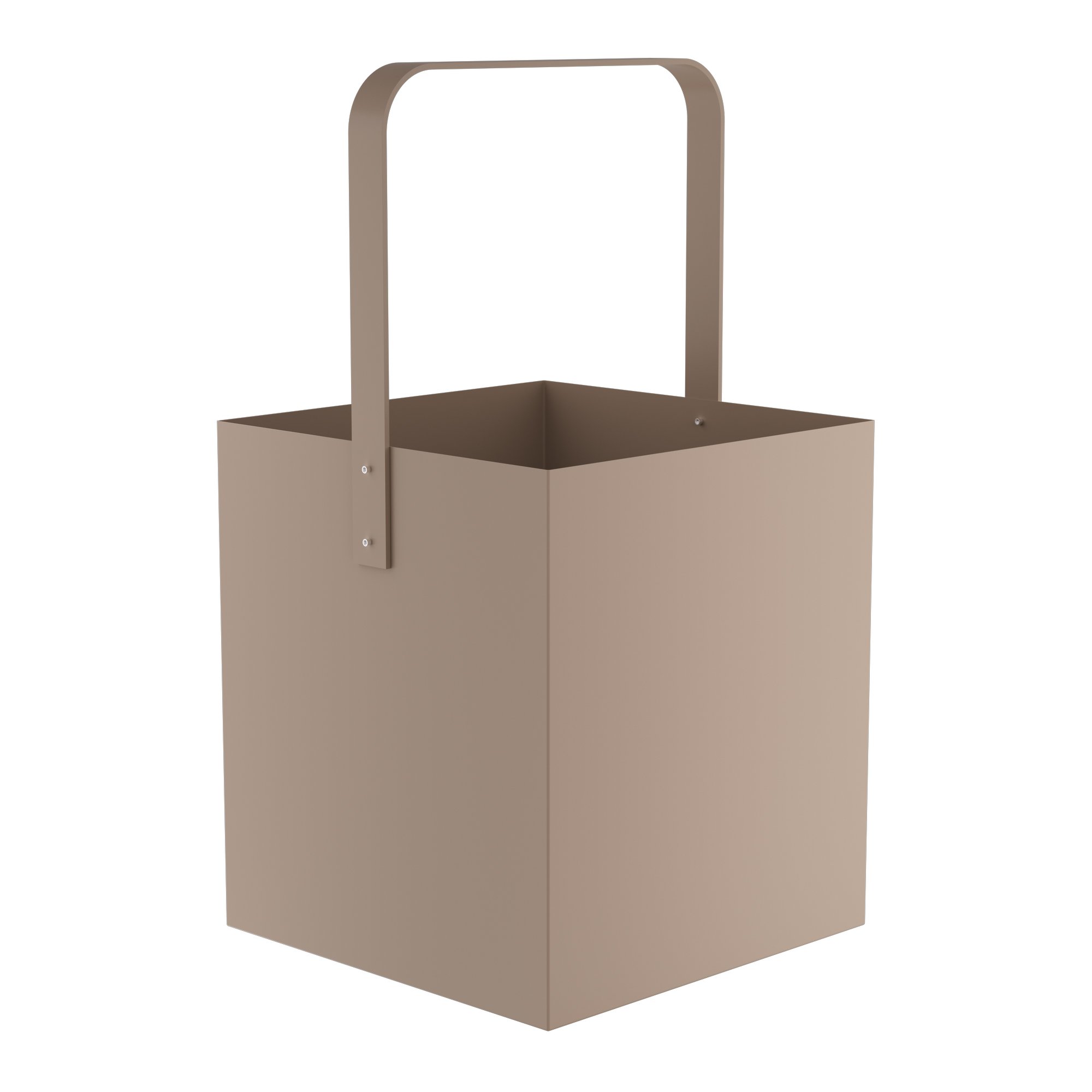 4045-103 Ξυλιέρα – Matt Beige, Pam & Co, W40 x D40 x H75 (cm), 4045-103 - Image 1