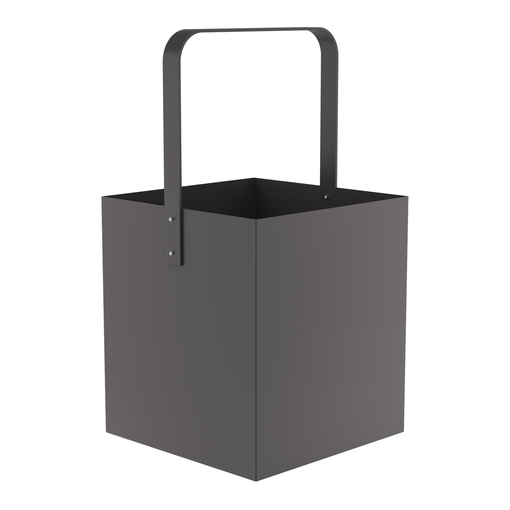 4045-113 Ξυλιέρα – Matt Anthracite, Pam & Co, W40 x D40 x H75 (cm), 4045-113 - Image 1