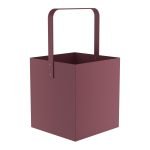 Ξυλιέρα – Matt Bordeaux, Pam & Co, W40 x D40 x H75 (cm), 4045-153