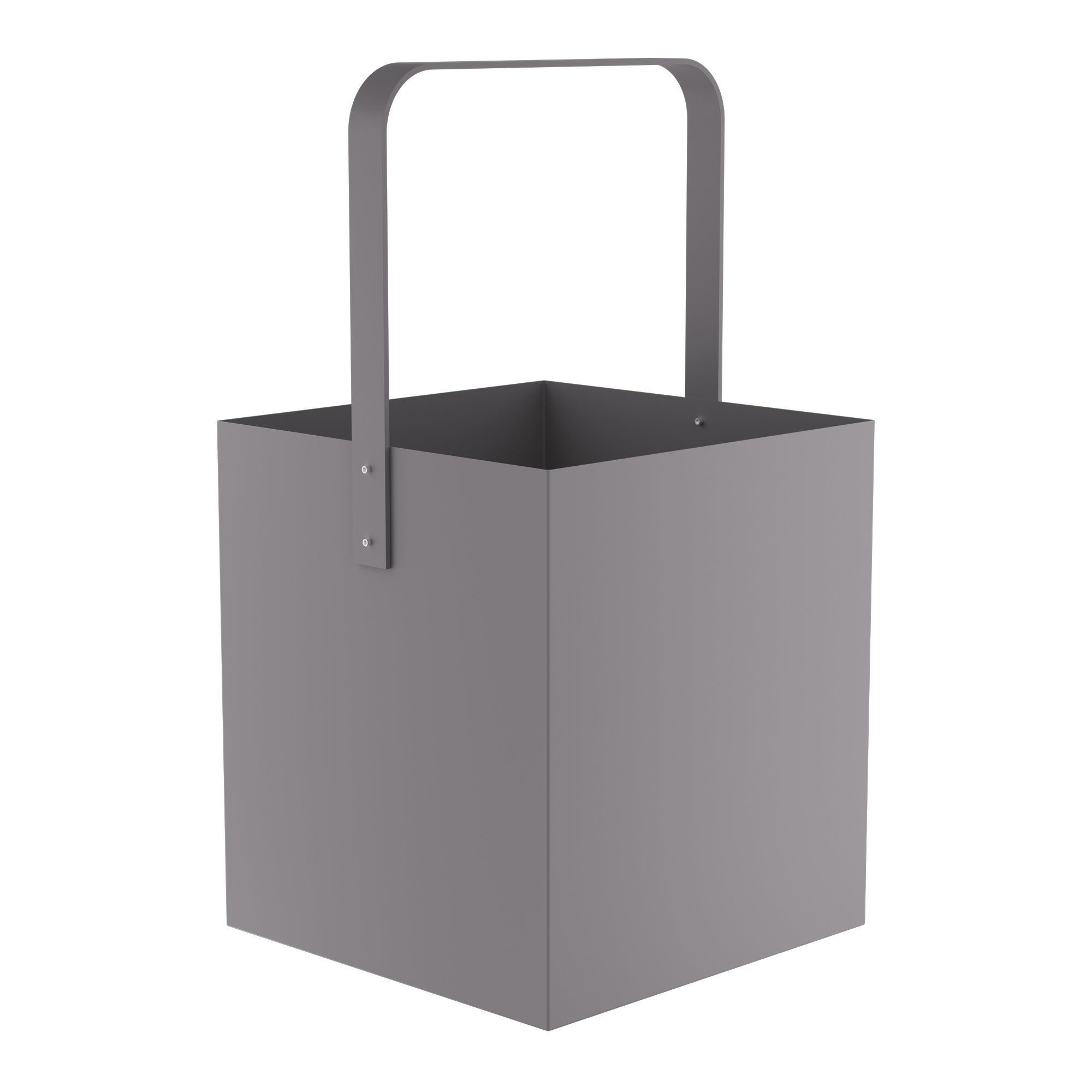 4045-163 Ξυλιέρα – Matt Concrete Grey, Pam & Co, W40 x D40 x H75 (cm), 4045-163 - Image 1