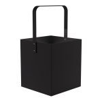 Ξυλιέρα – Matt Black, Pam & Co, W40 x D40 x H75 (cm), 4045-403