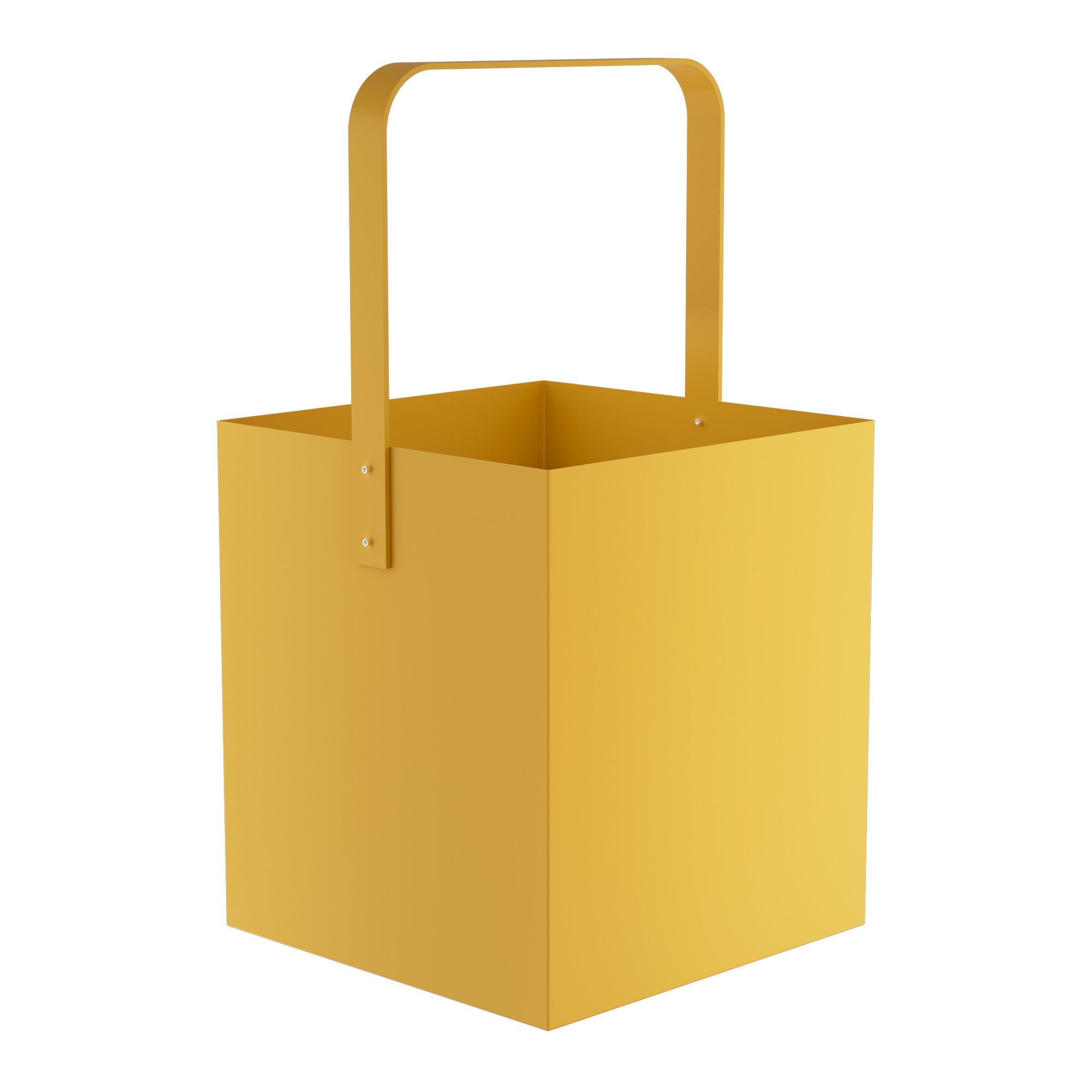 4045-603 Ξυλιέρα – Matt Yellow, Pam & Co, W40 x D40 x H75 (cm), 4045-603 - Image 1