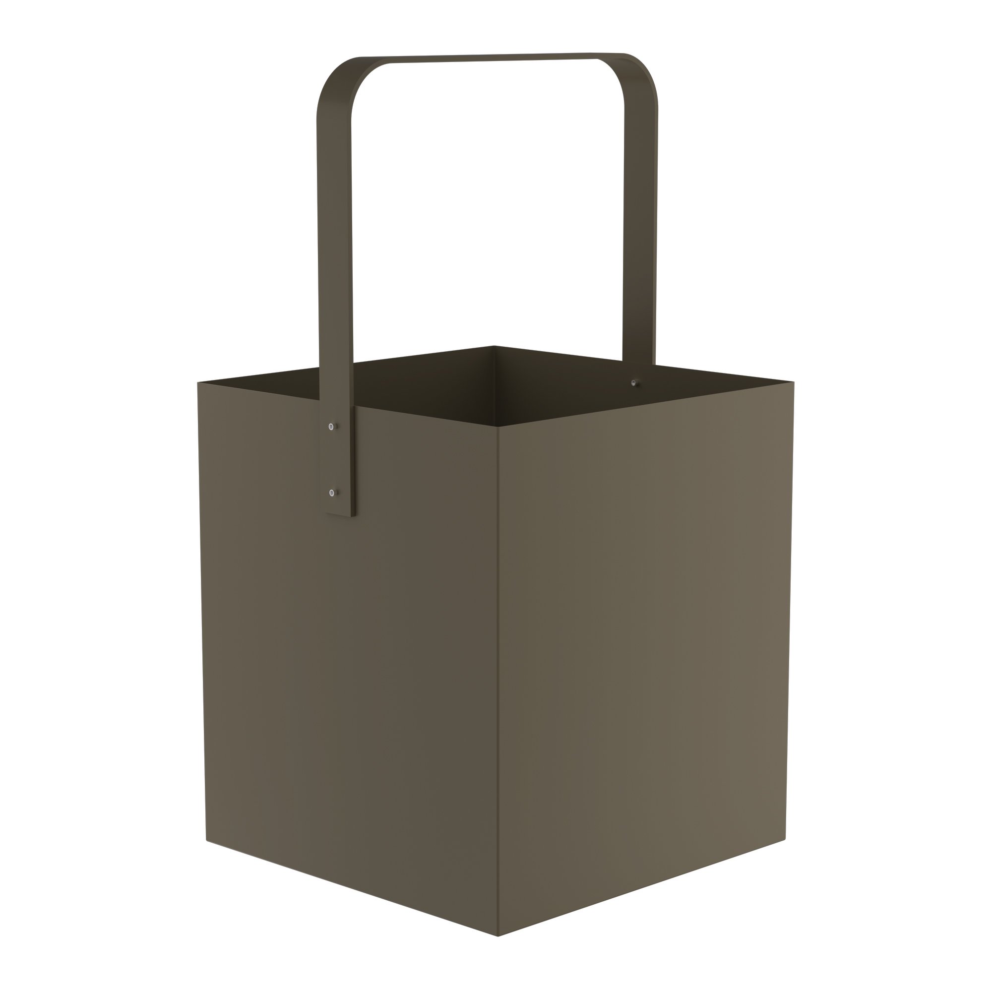 4045-963 Ξυλιέρα – Matt Light Bronze, Pam & Co, W40 x D40 x H75 (cm), 4045-963 - Image 1