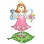 Roline 410 Κρεμάστρα από Ξύλο Νεράϊδα 150x225mm