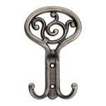 Roline 415 Κρεμάστρα από Ζάμακ Old Silver 142x85mm