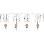 Roline 417 Κρεμάστρα από Μέταλλο Λευκή Πατίνα 410x158mm