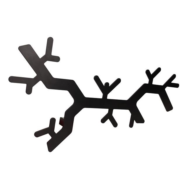 420 Roline 420 Κρεμάστρα από Χάλυβα Μαύρη Ματ 495x250mm - Image 1