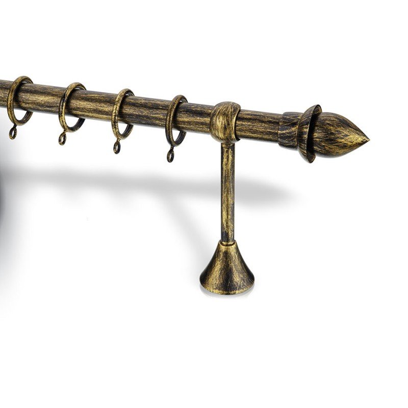 4310 Κουρτινόξυλο Σιδερένιο Σφυρίλατα Φ25 – 4310 - Image 1