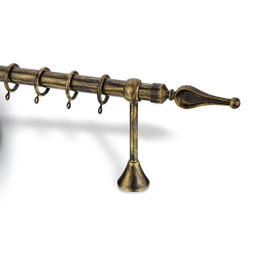 4315 Κουρτινόξυλο Σιδερένιο Σφυρίλατα Φ25 – 4315 - Image 1