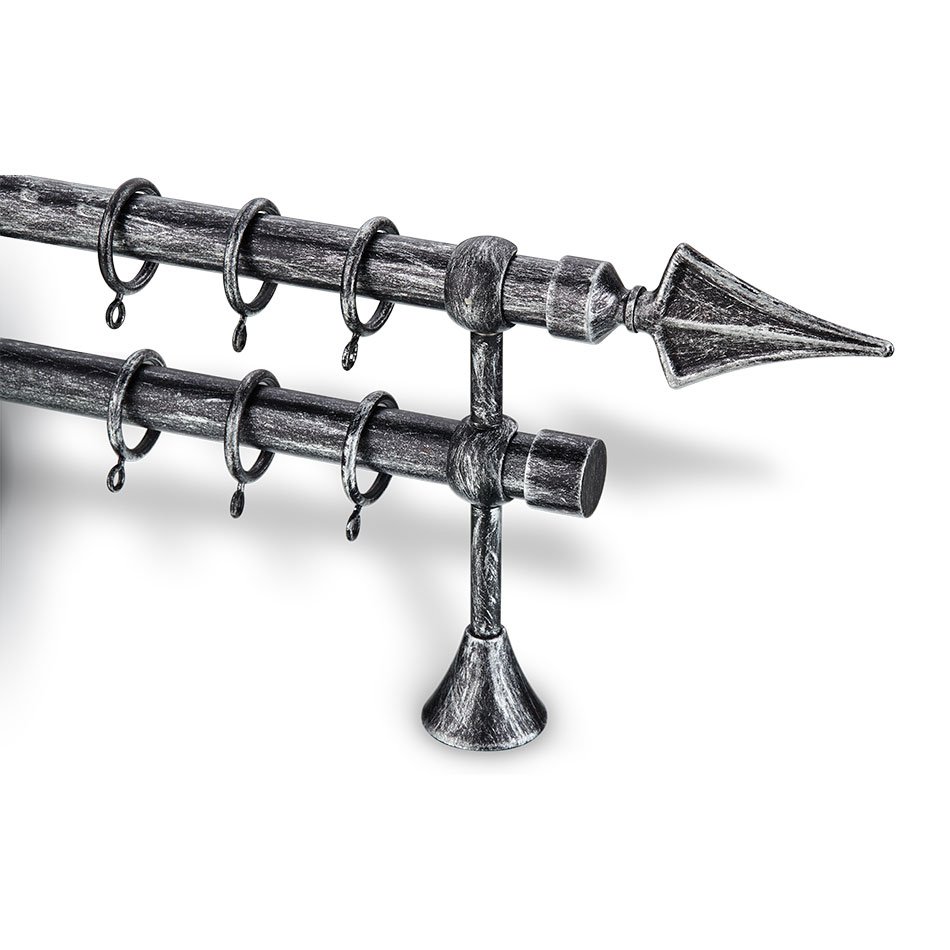 4330 Κουρτινόξυλο Σιδερένιο Σφυρίλατα Φ25 – 4330 - Image 1