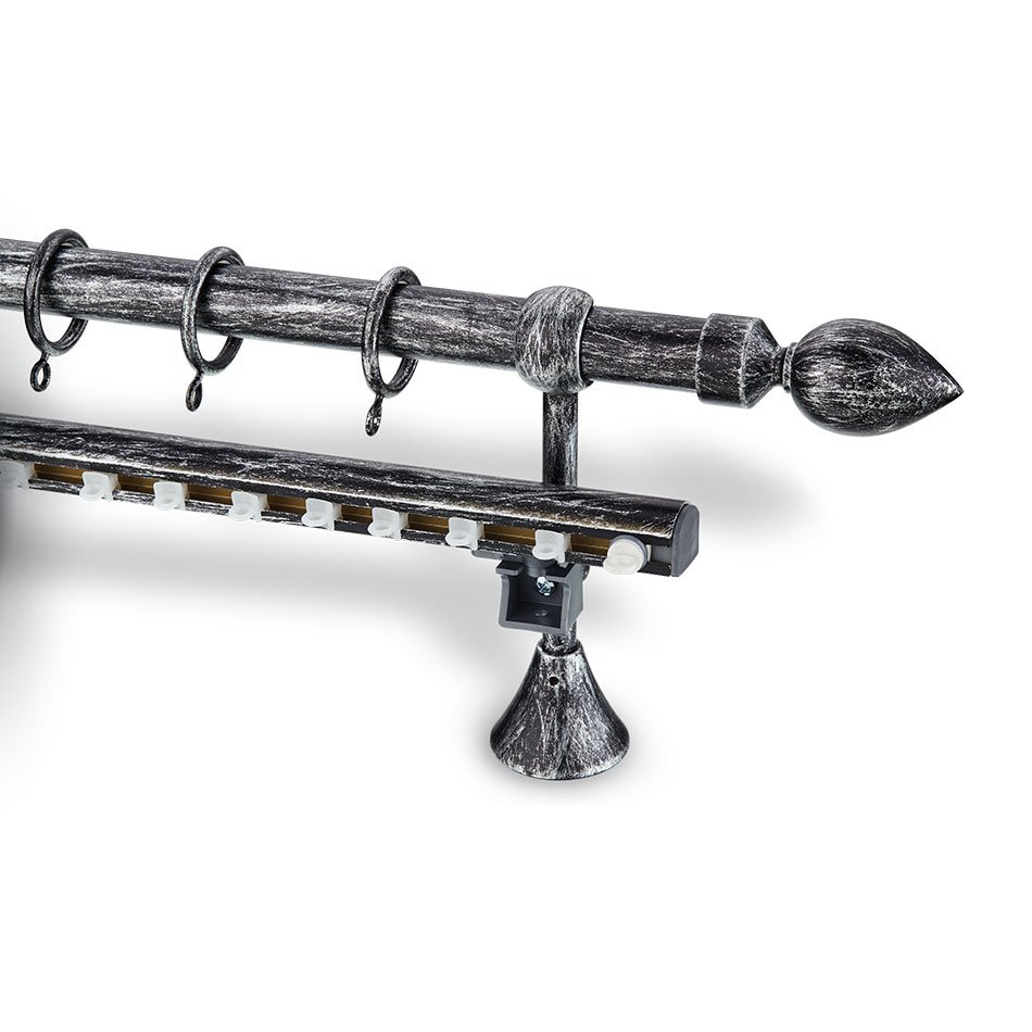 4335 Κουρτινόξυλο Σιδερένιο Σφυρίλατα Φ25 – 4335 - Image 1