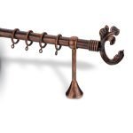 Κουρτινόξυλο Σιδερένιο Σφυρίλατα Φ25 – 4350