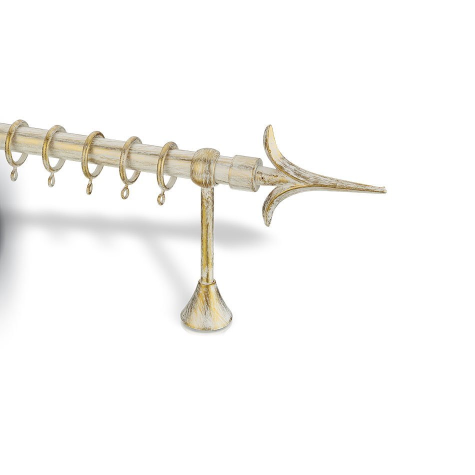 4370 Κουρτινόξυλο Σιδερένιο Σφυρίλατα Φ25 – 4370 - Image 1