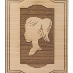 Roline 450 Ένδειξη WC από Ξύλο 74x100mm