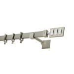 Κουρτινόξυλο Πλακέ Νίκελ ματ  30X15