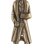 Roline 454 Ένδειξη WC από Ορείχαλκο Αντικέ 48x150mm