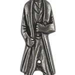 Roline 454 Ένδειξη WC από Ορείχαλκο Old Silver 48x150mm