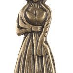 Roline 455 Ένδειξη WC από Ορείχαλκο Αντικέ 52x150mm