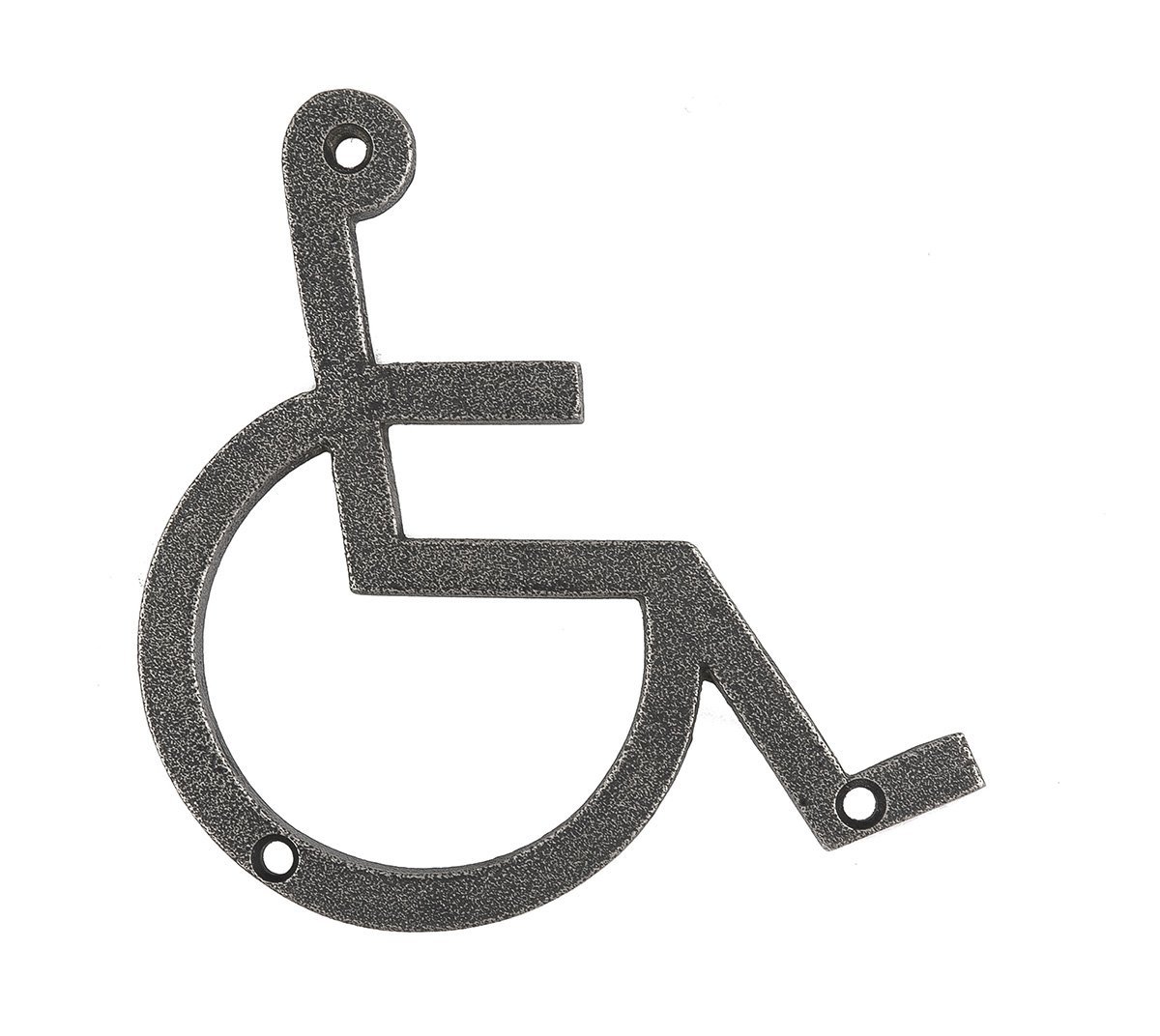 459 Roline 459 Ένδειξη WC από Ορείχαλκο Old Silver 100x99mm - Image 1