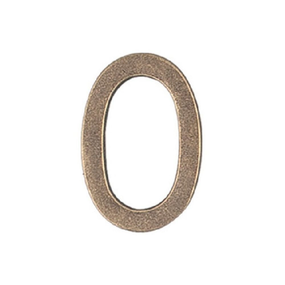 xr:d:DAFAS8BS2_k:1691,j:5507183962675211842,t:23102910 Roline 460 Πινακίδα με Αριθμό 0 από Ορείχαλκο Αντικέ 55mm - Image 1