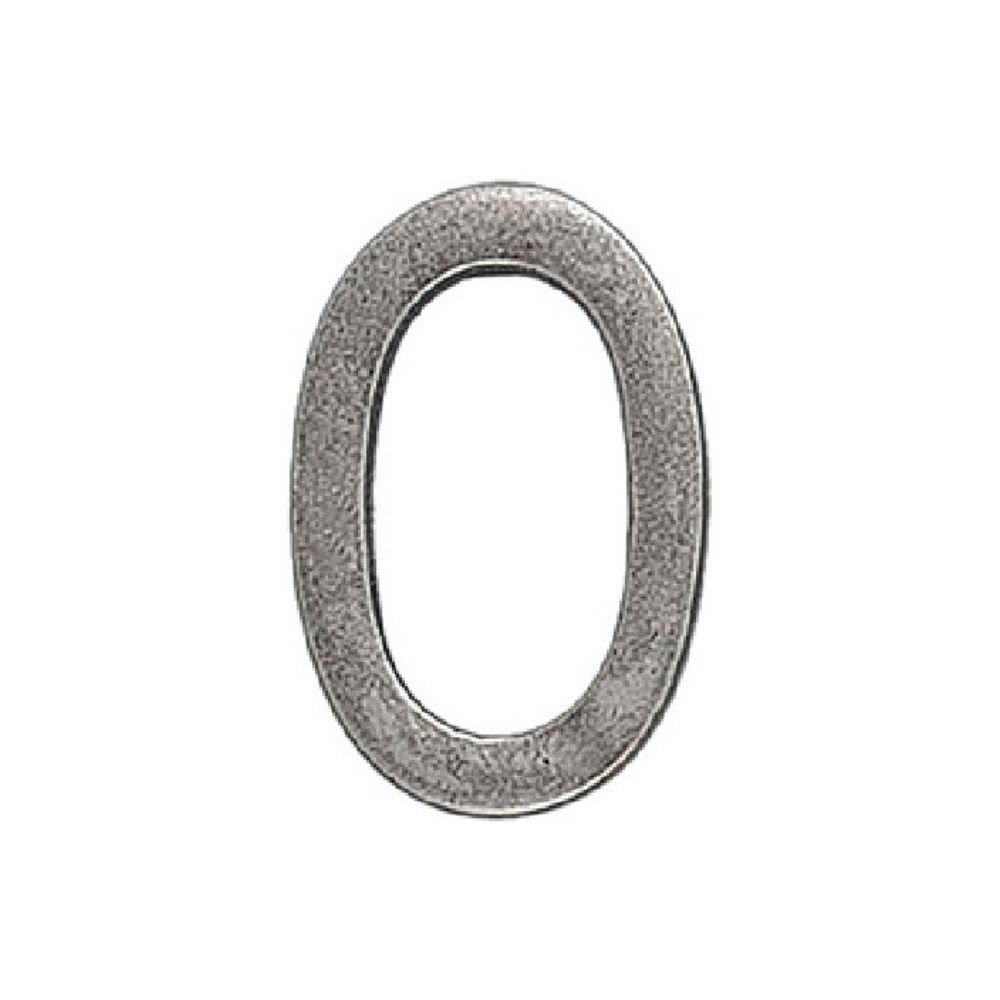 xr:d:DAFAS8BS2_k:1704,j:5297766589580197261,t:23102912 Roline 460 Πινακίδα με Αριθμό 0 από Ορείχαλκο Old Silver 55mm - Image 1