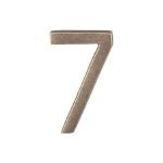Roline 460 Πινακίδα με Αριθμό 7 από Ορείχαλκο Αντικέ 55mm