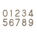 Roline 460 Πινακίδες με Αριθμό Σετ από Ορείχαλκο Αντικέ 55mm