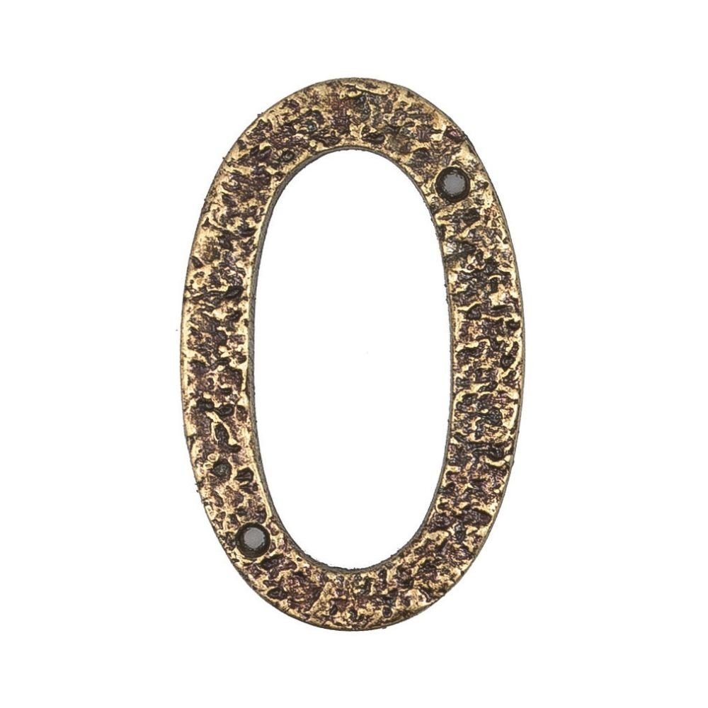 xr:d:DAFAS8BS2_k:1676,j:2931124666014066437,t:23102610 Roline 461 Πινακίδα με Αριθμό 0 από Αλουμίνιο Αντικέ 100mm - Image 1