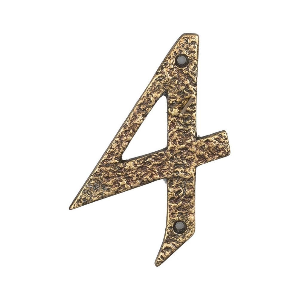 xr:d:DAFAS8BS2_k:1681,j:6943831931844567087,t:23102610 Roline 461 Πινακίδα με Αριθμό 4 από Αλουμίνιο Αντικέ 100mm - Image 1