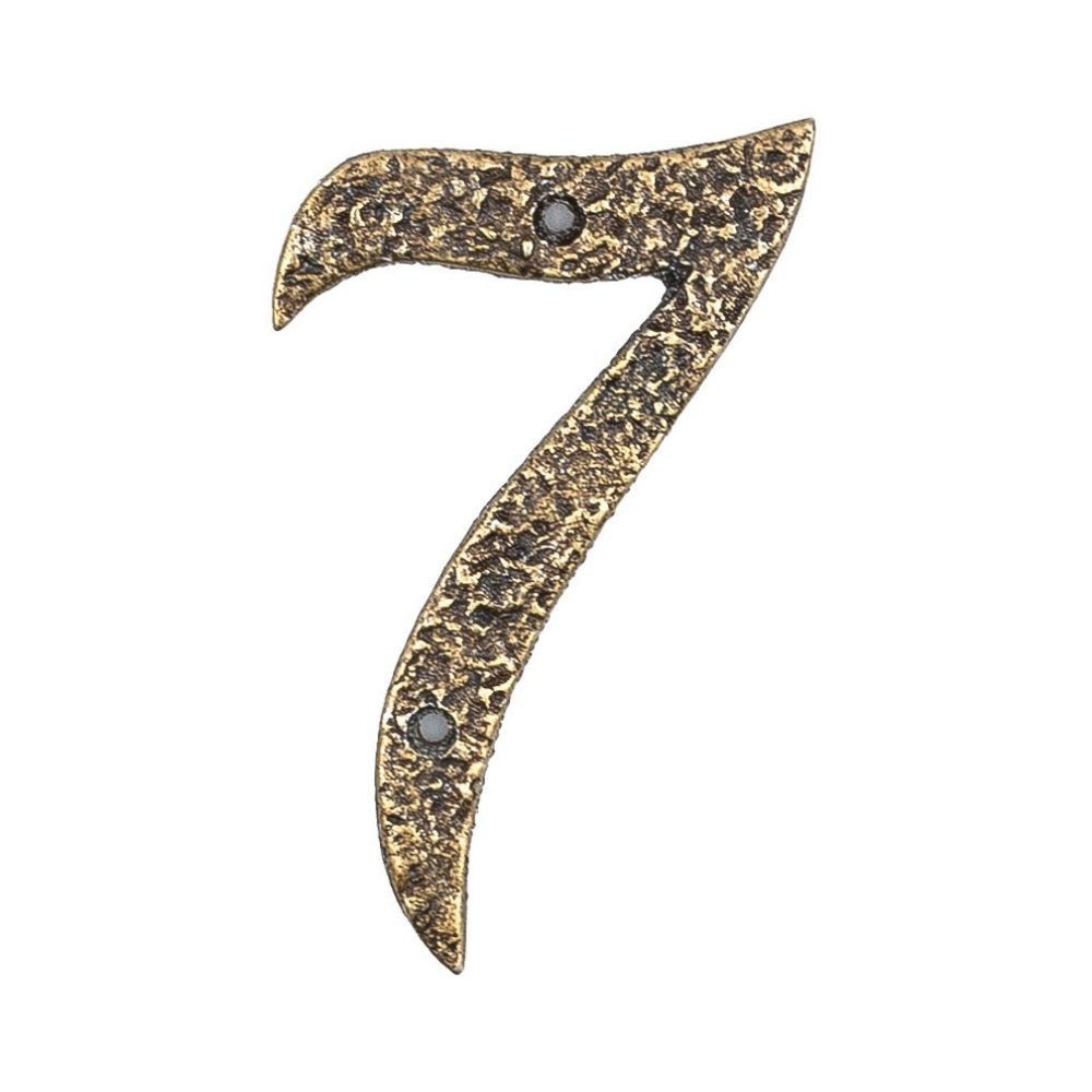 xr:d:DAFAS8BS2_k:1684,j:4549042829610701946,t:23102610 Roline 461 Πινακίδα με Αριθμό 7 από Αλουμίνιο Αντικέ 100mm - Image 1