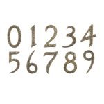 Roline 461 Πινακίδες με Αριθμό Σετ από Αλουμίνιο Αντικέ 100mm