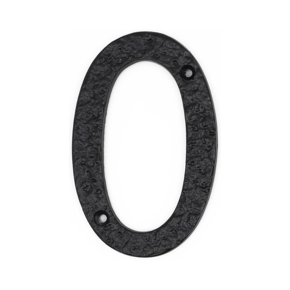 xr:d:DAFAS8BS2_k:1650,j:5263989161684293454,t:23102508 Roline 461 Πινακίδα με Αριθμό 0 από Αλουμίνιο Μαύρο Ματ 100mm - Image 1