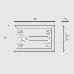 Κουδούνι Ζωγομετάλ Νίκελ Ματ/Χρώμιο 463 - Image 2