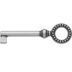 Roline 464 Κλειδί Ντουλάπας από Ζάμακ Old Silver 74x22mm