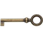 Roline 464 Κλειδί Ντουλάπας από Ζάμακ Old Silver 74x22mm