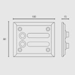 Κουδούνι Ζωγομετάλ Νίκελ Ματ/Χρώμιο 469 - Image 2