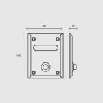 Κουδούνι Ζωγομετάλ Νίκελ Ματ/Χρώμιο 470 - Image 2