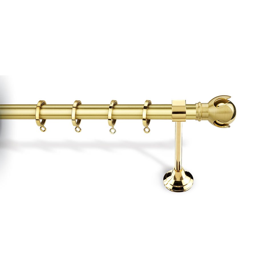 5001 XM Κουρτινόξυλο Φ25 Χρυσό Ματ 5001 - Image 1