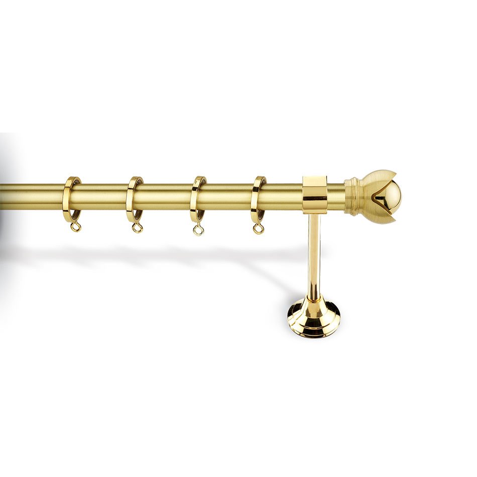 5010 XM Κουρτινόξυλο Φ25 Χρυσό Ματ 5001 - Image 1