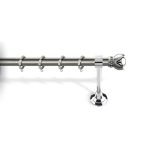 Κουρτινόξυλο Φ25 Νίκελ Ματ 5011