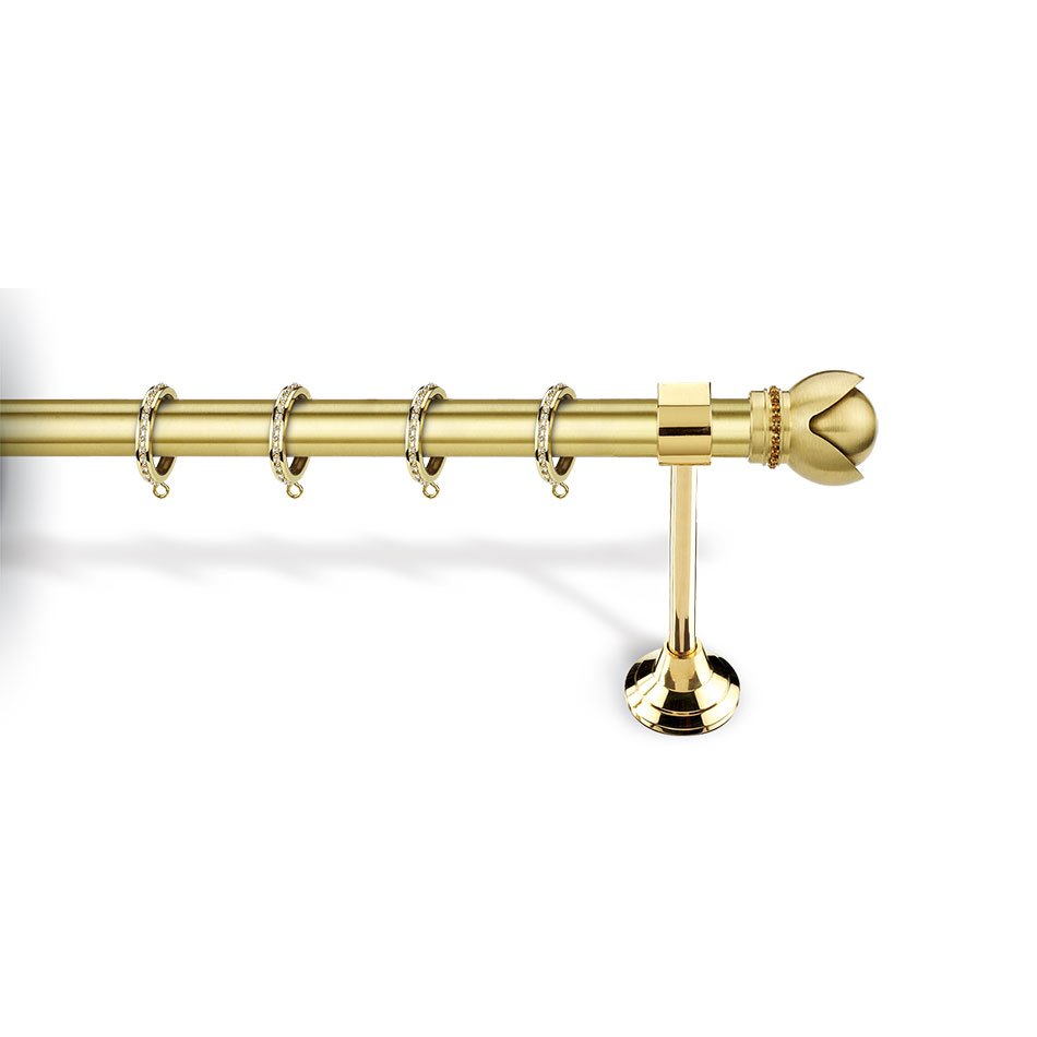 5011 XM Κουρτινόξυλο Φ25 Χρυσό Ματ 5001 - Image 1