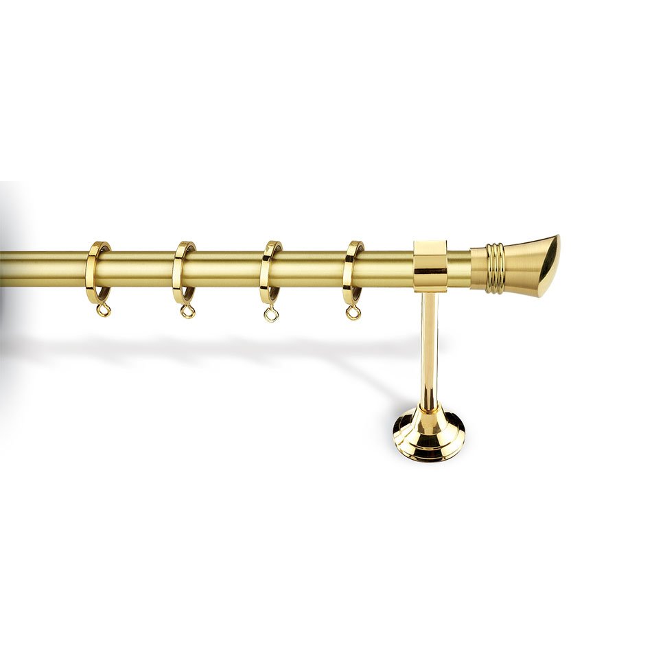 5035 XM Κουρτινόξυλο Φ25 Χρυσό Ματ 6110 - Image 1