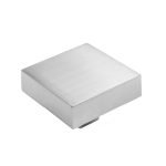 Roline 503 Πόμολο Eπίπλου από Ζάμακ Nίκελ Mατ 40x40mm