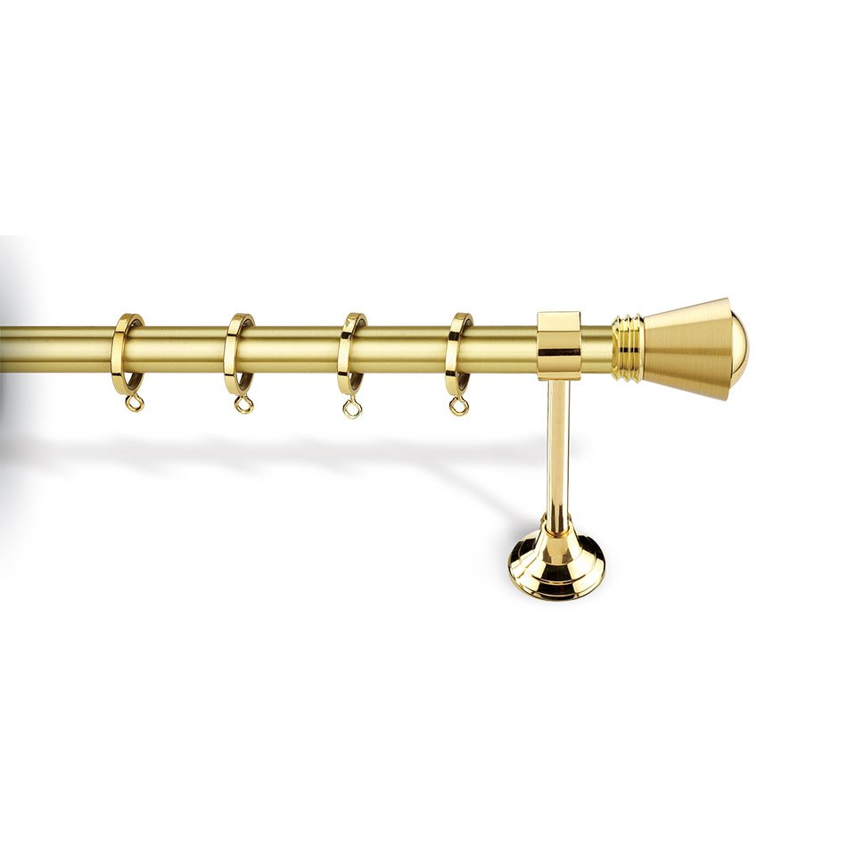 5050 XM Κουρτινόξυλο Φ25 Χρυσό Ματ 6110 - Image 1