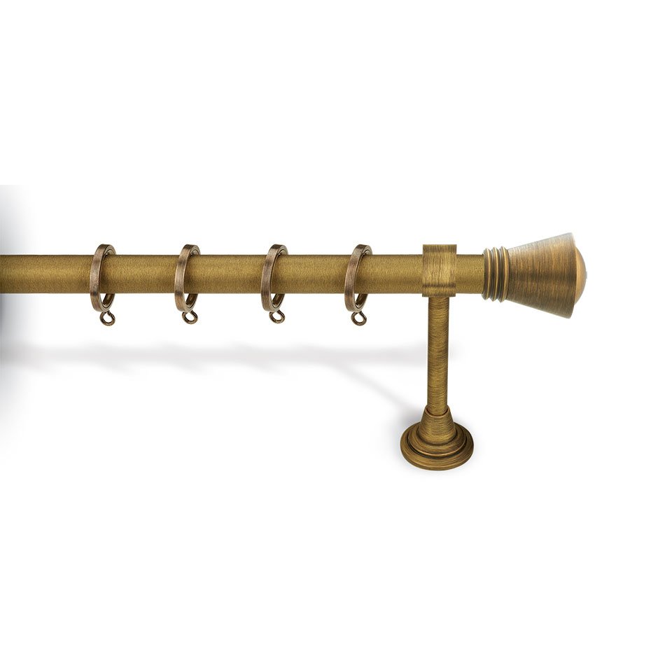 5050 Κουρτινόξυλο Μπρονζέ Φ25 Νίκελ Ματ 6240 - Image 1